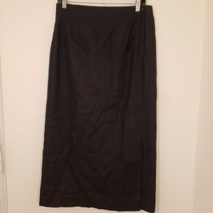 Bridgewater Classics Black Wrap Around Skirt Sz 12
